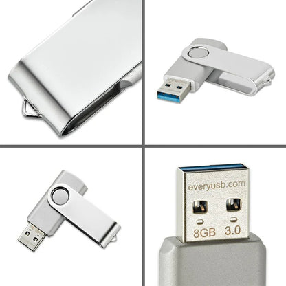 High Performance USB 3.0 Classic Swivel Flash Drive